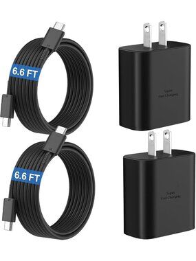 45W Fast Charging USB-C Phone Charger with 6.6FT Cord - Super Speed & Durable